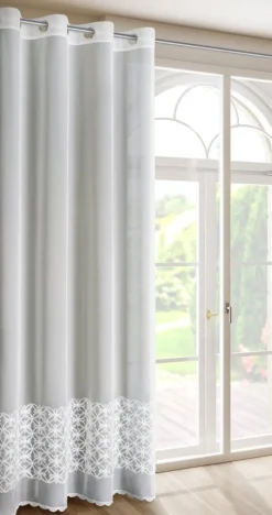 Elegancka firana LIWIA 140x250 cm biała