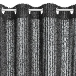 Elegancka zasłona SELMA Eva Minge 135x250 cm, czarna