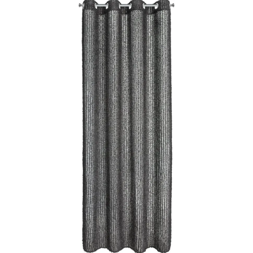 Elegancka zasłona SELMA Eva Minge 135x250 cm, czarna
