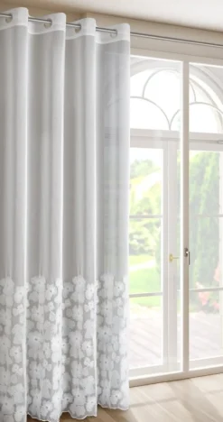 Elegancka firana JASMIN 140x250 cm biała * EUROFIRANY B.B. Choczyńscy Sp.J.