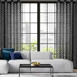 Elegancka zasłona AURELIA Eva Minge 135x250 cm, czarna