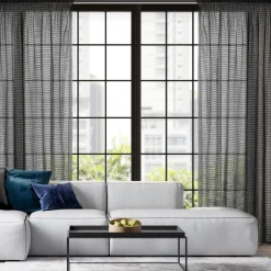 Elegancka zasłona REINA Eva Minge 135x270 cm, czarna * EUROFIRANY B.B. Choczyńscy Sp.J. New
