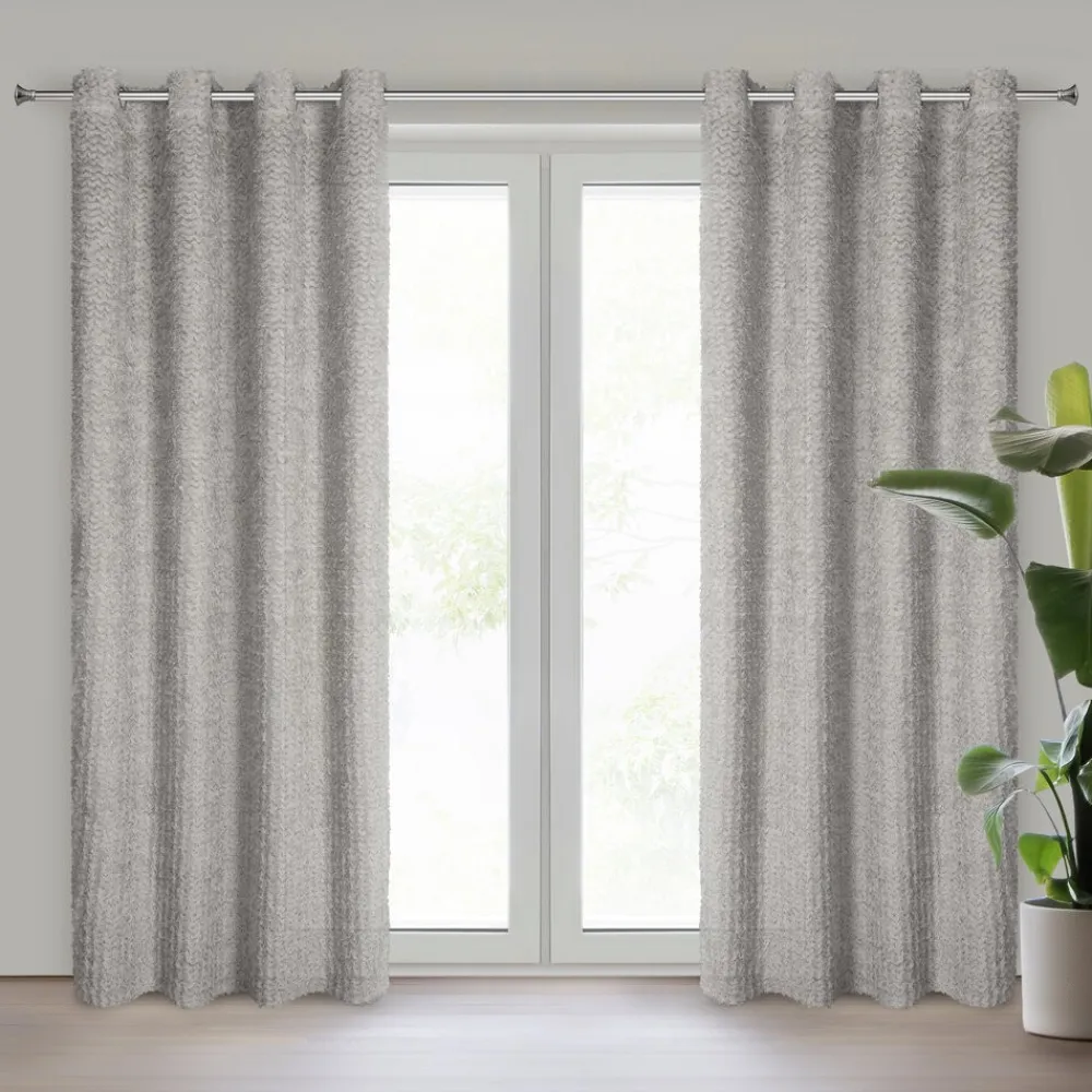 Elegancka zasłona TIFFANY Eva Minge 135x250, srebro * EUROFIRANY B.B. Choczyńscy Sp.J. New