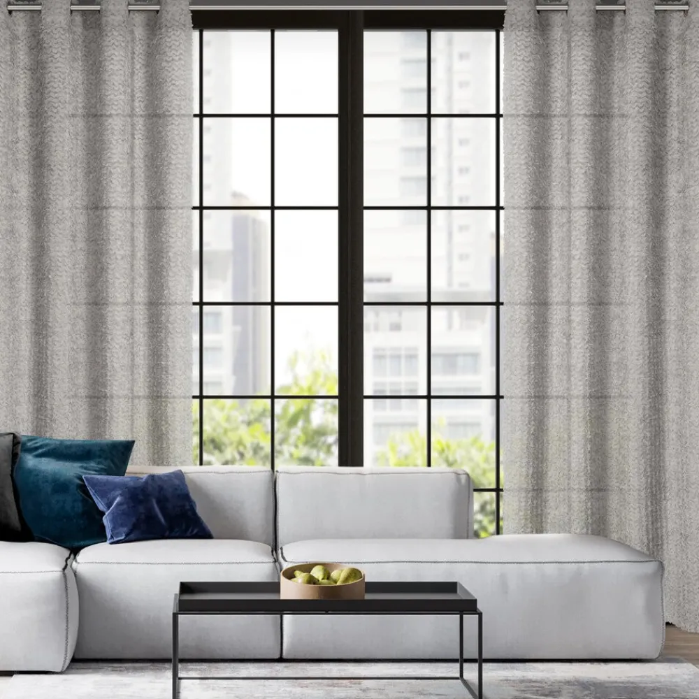 Elegancka zasłona TIFFANY Eva Minge 135x250, srebro * EUROFIRANY B.B. Choczyńscy Sp.J. New