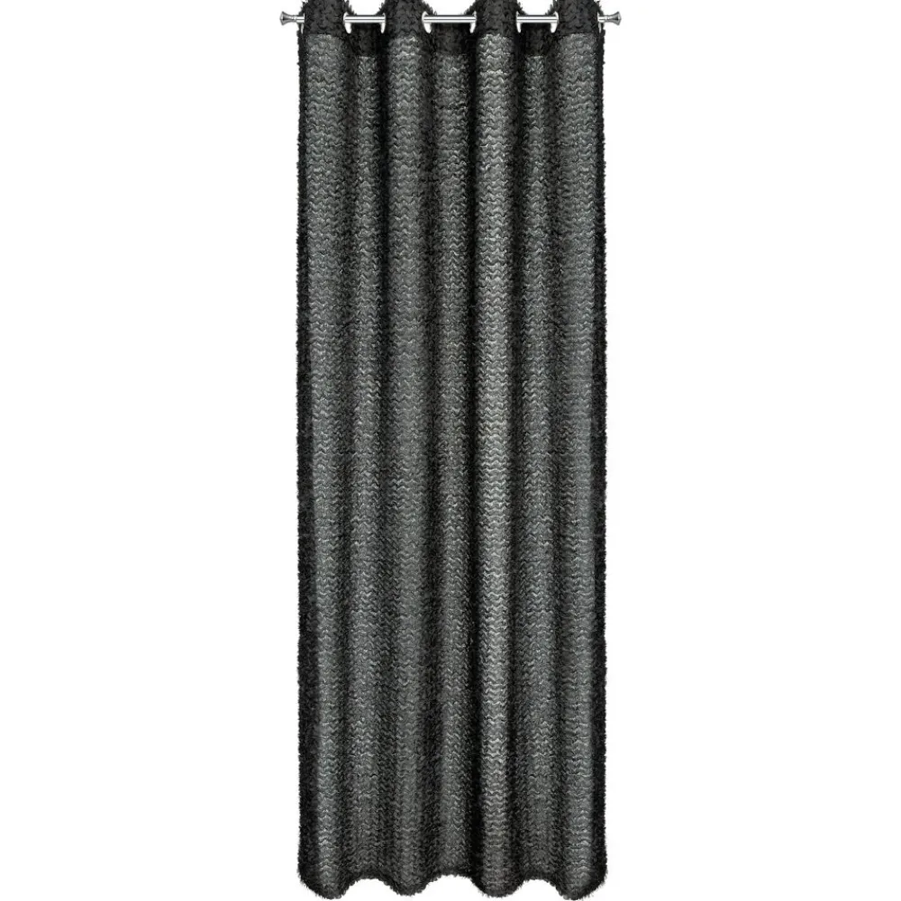 Elegancka zasłona TIFFANY Eva Minge 135x250 cm, czarna * EUROFIRANY B.B. Choczyńscy Sp.J.