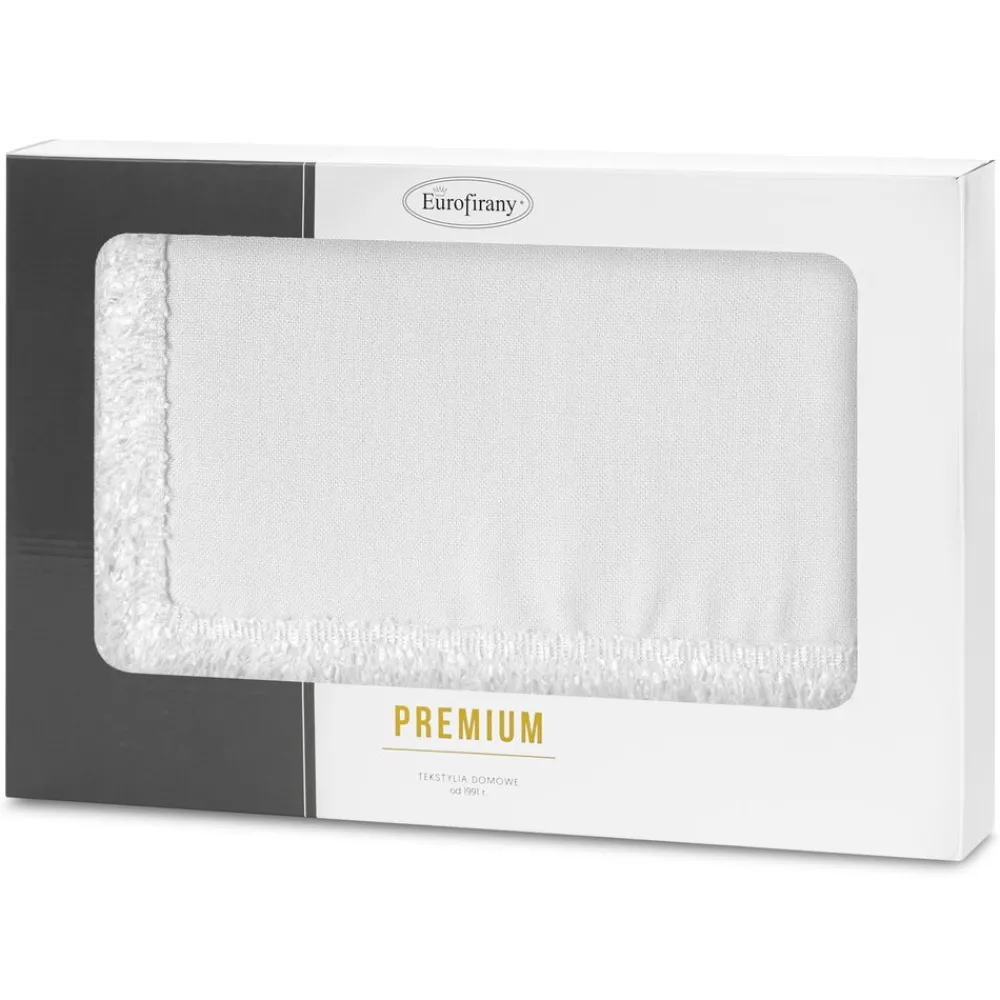Elegancki obrus JASPER 140x280 biały * EUROFIRANY B.B. Choczyńscy Sp.J. Discount