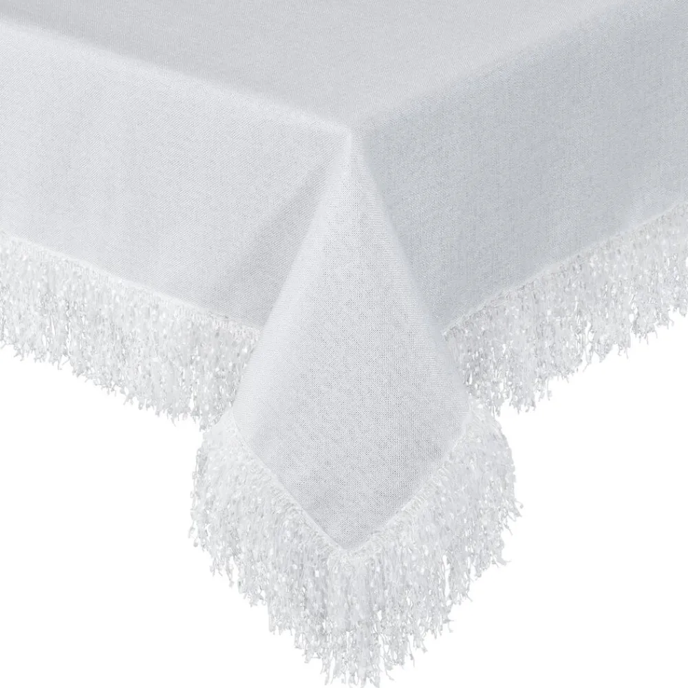Elegancki obrus JASPER 140x280 biały * EUROFIRANY B.B. Choczyńscy Sp.J. Discount