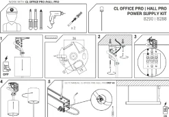 Element Sufitowy Prądowy CL OFFICE Czarny IP52 * Nowodvorski Online