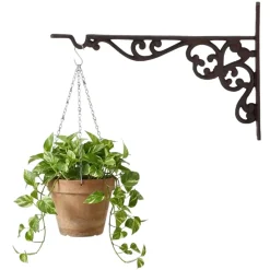 Żeliwny hak do donic wiszących i lampionów h24,7 cm * Esschert Design New
