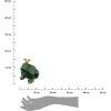 Figurka żaby z koroną z żeliwa h12 cm