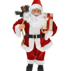 Figurka Mikołaja z prezentami 60 cm