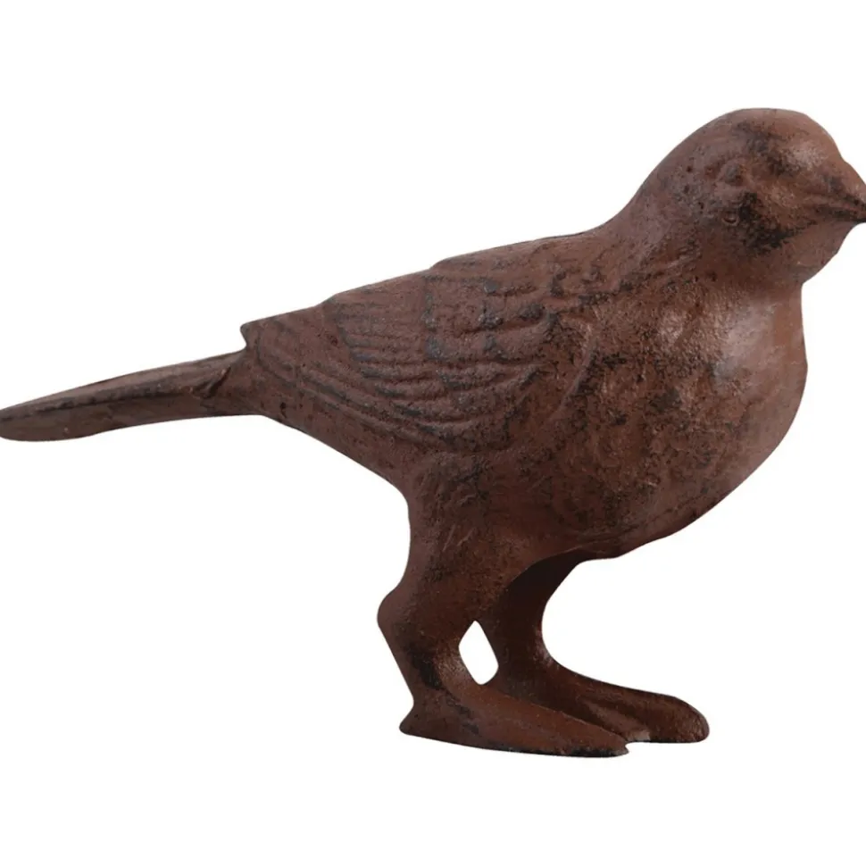 Figurka ogrodowa żeliwny ptaszek 12x8 cm