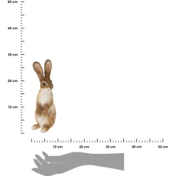 Figurka ogrodowa królik stojący 26 cm wzór 1