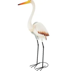 Figurka ogrodowa Żuraw metalowy 87 cm