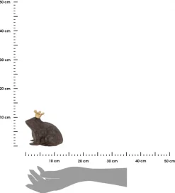 Figurka ogrodowa żaba w złotej koronie * Esschert Design Best