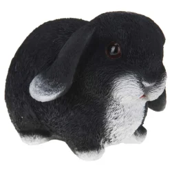 Figurka ogrodowa królik czarny 16 cm * Progarden Discount