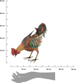 Figurka ogrodowa z metalu Kogut 32 cm * Progarden Best