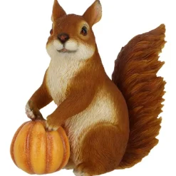 Figurka wiewiórki z dynią h15 cm * Esschert Design Online