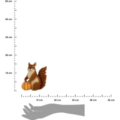 Figurka wiewiórki z dynią h15 cm * Esschert Design Online