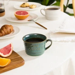 Filiżanka śniadaniowa Coffee 260 ml zielona * Secret de Gourmet
