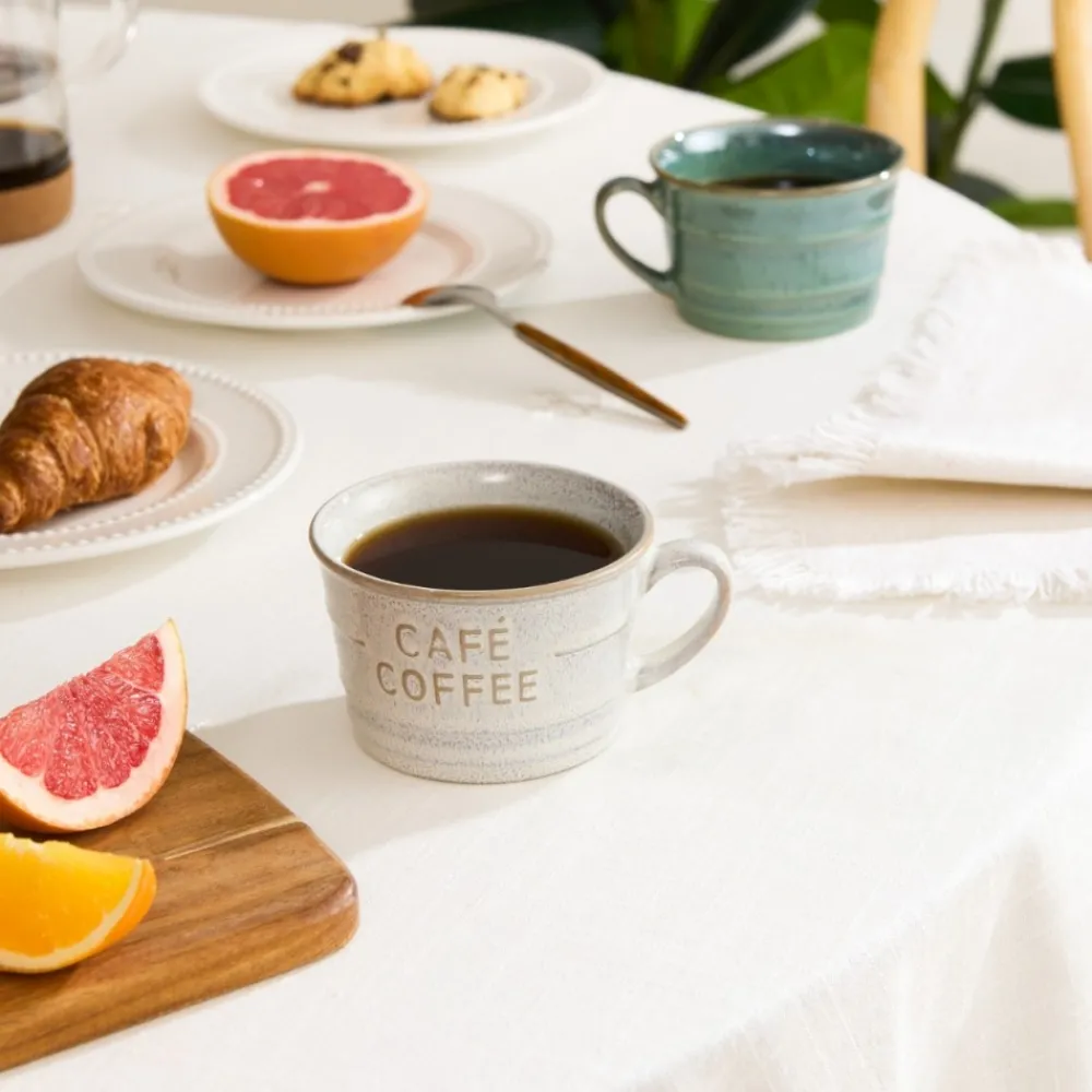 Filiżanka śniadaniowa Coffee 260 ml biała * Secret de Gourmet Discount