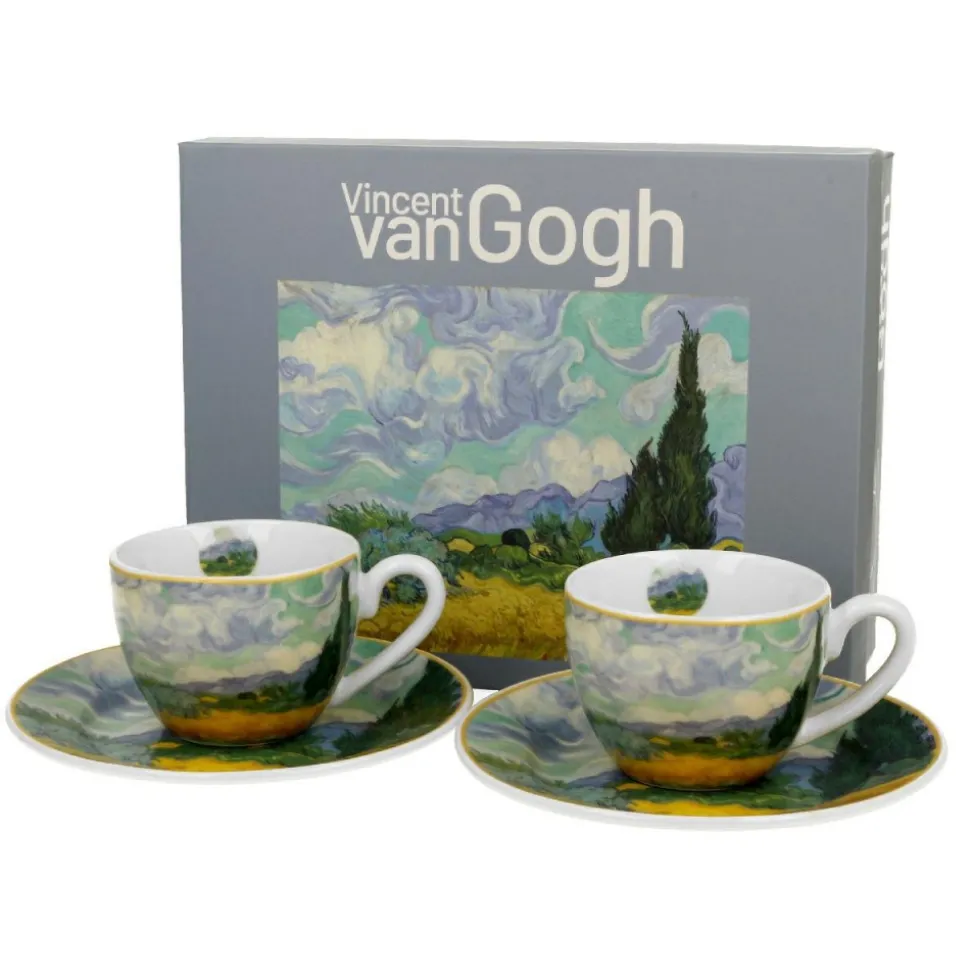 Filiżanki espresso Van Gogh Wheat Field 90 ml