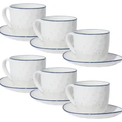 Filiżanki ze spodkiem 220 ml 6 szt. Pebbles