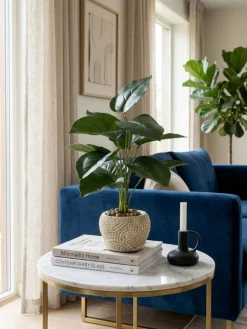 Filodendron sztuczny w ozdobnej donicy 40 cm