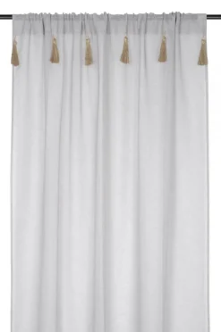 Firana boho IBIZA 140x260 naturalna beżowa