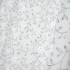 Firana GINNY 140x260 kremowa kwiaty