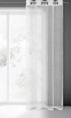 Firana gotowa LARA 140x250 cm biała siatka
