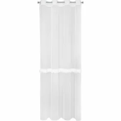 Firana gotowa SYLVI 140x260 biała aplikacja