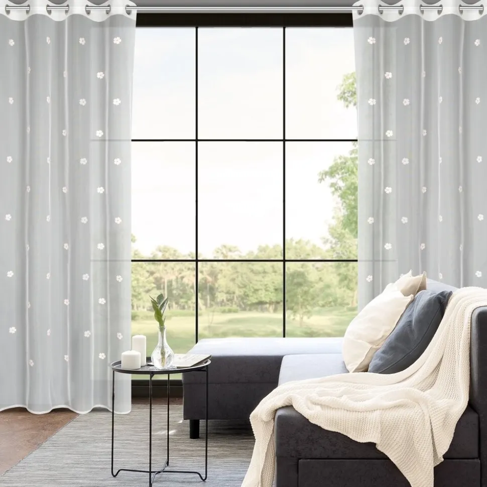 Firana gotowa 140x250 Elsa biała