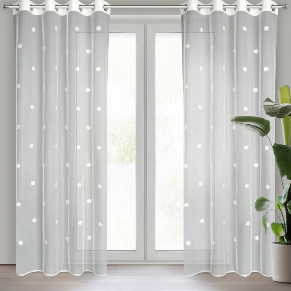 Firana gotowa 140x250 Elsa biała