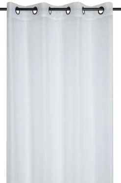 Firana LINWOOD 140x260 biała błyszcząca