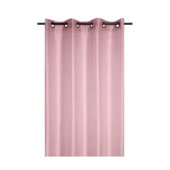 Firana LINWOOD 140x260 różowa błyszcząca