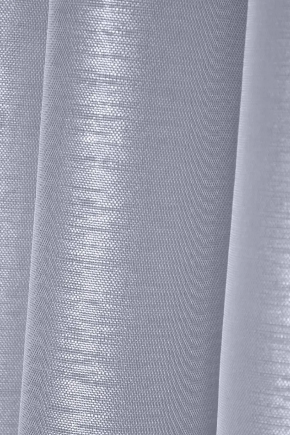 Firana LINWOOD 140x260 srebrna błyszcząca