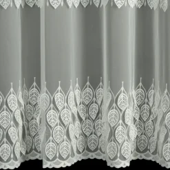 Firana NIRA haft 3D liście 140x250 cm