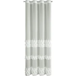 Firana NIRA haft 3D liście 140x250 cm