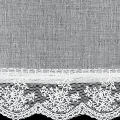 Firana SUSAN 350x140 cm biała koronka