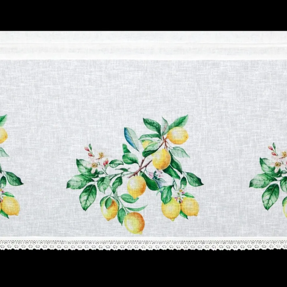 Firana zazdrostka CLOE 60x150 cm koronka
