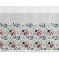 Firana zazdrostka DORA 60x150 kwiaty