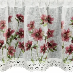 Firana zazdrostka ISA 30x150 kwiaty