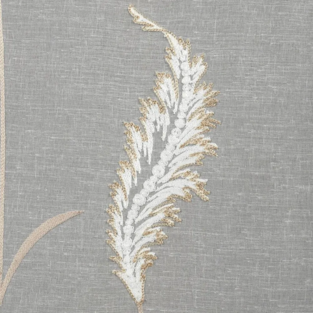 Firana AURELIA złoty haft liścia 140x270 cm * EUROFIRANY B.B. Choczyńscy Sp.J. Online