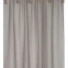 Firana boho IBIZA 140x260 frędzle taupe * STOF Clearance