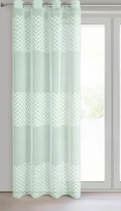 Firana ESTERI miętowa 140x250 cm etamina * EUROFIRANY B.B. Choczyńscy Sp.J. Best