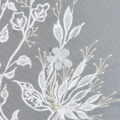 Firana JULIA 140x250 haft roślinny biała * EUROFIRANY B.B. Choczyńscy Sp.J.