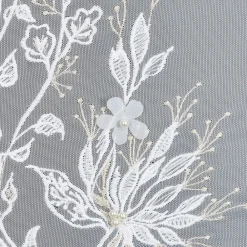 Firana JULIA 350x270 haft roślinny biała * EUROFIRANY B.B. Choczyńscy Sp.J. Clearance