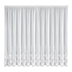 Firana JULIA 350x270 haft roślinny biała * EUROFIRANY B.B. Choczyńscy Sp.J. Clearance