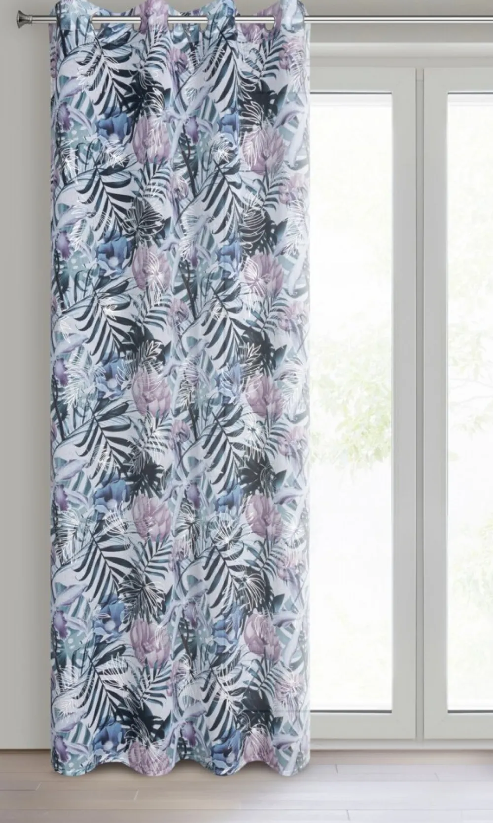 Firana MALIBU 140x250 biało zielona * EUROFIRANY B.B. Choczyńscy Sp.J. Sale